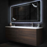 Espejo LED Rectangular | Control por interruptor de pared | Luz blanca fría - Reyze Seria Good Vibes Model 2